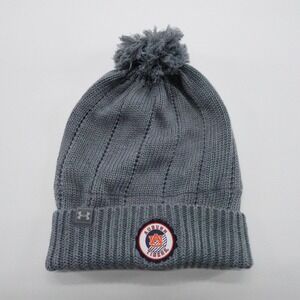 Under Armour Auburn Tigers Knit‎ Beanie Pom Hat Gray One Size Womens new